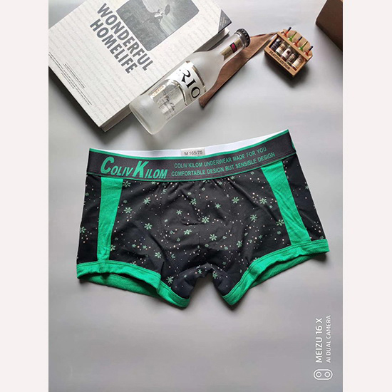 Boxer Coliv Kilom Hombre Negro Verde